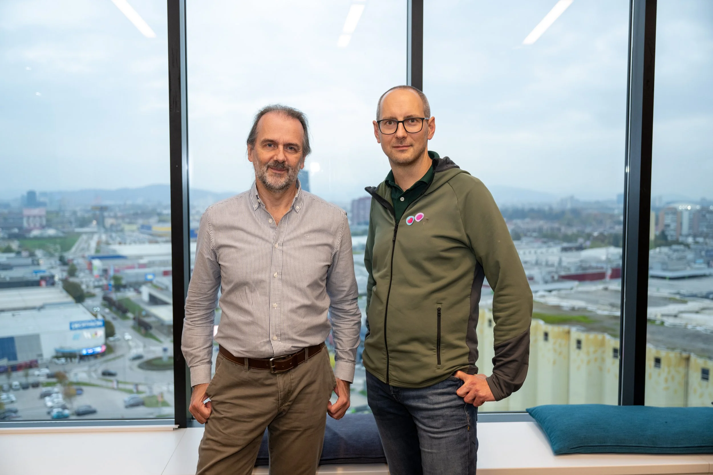 Andrea Provaglio and Marcin Floryan in Ljubljana